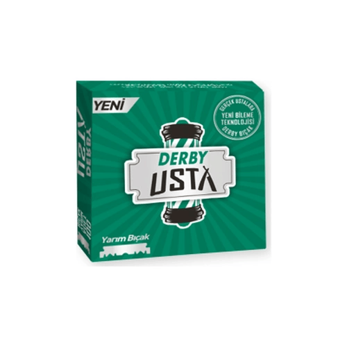 Derby Usta 100 Parça .berber Kırık Jilet Bx40