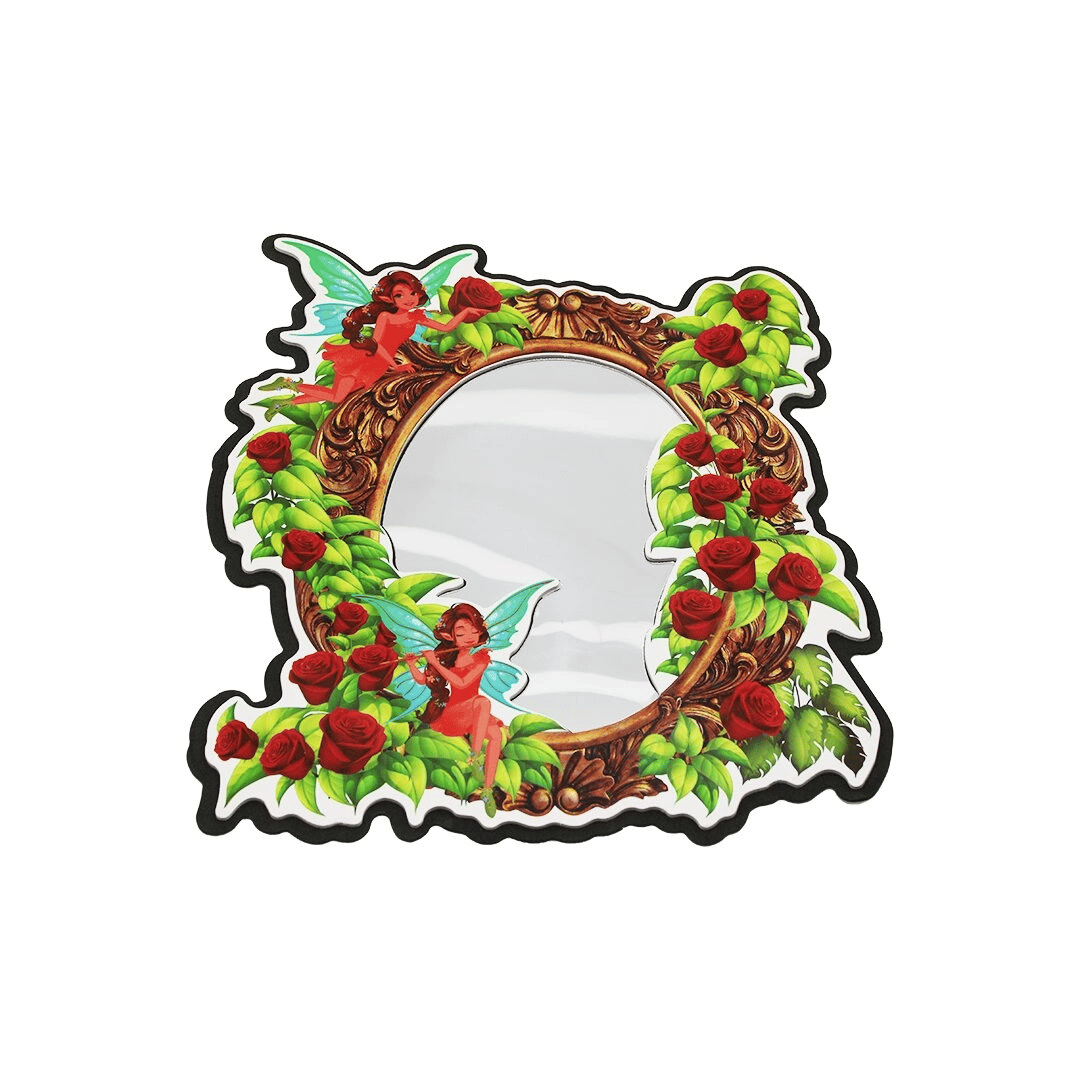 Desenli Aynalı Duvar Sticker Bx40