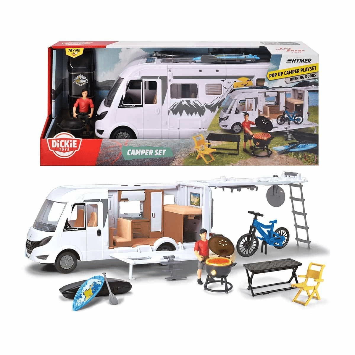 Dickie Işıklı Karavan Kamp Oyun Seti SMB-203837021
