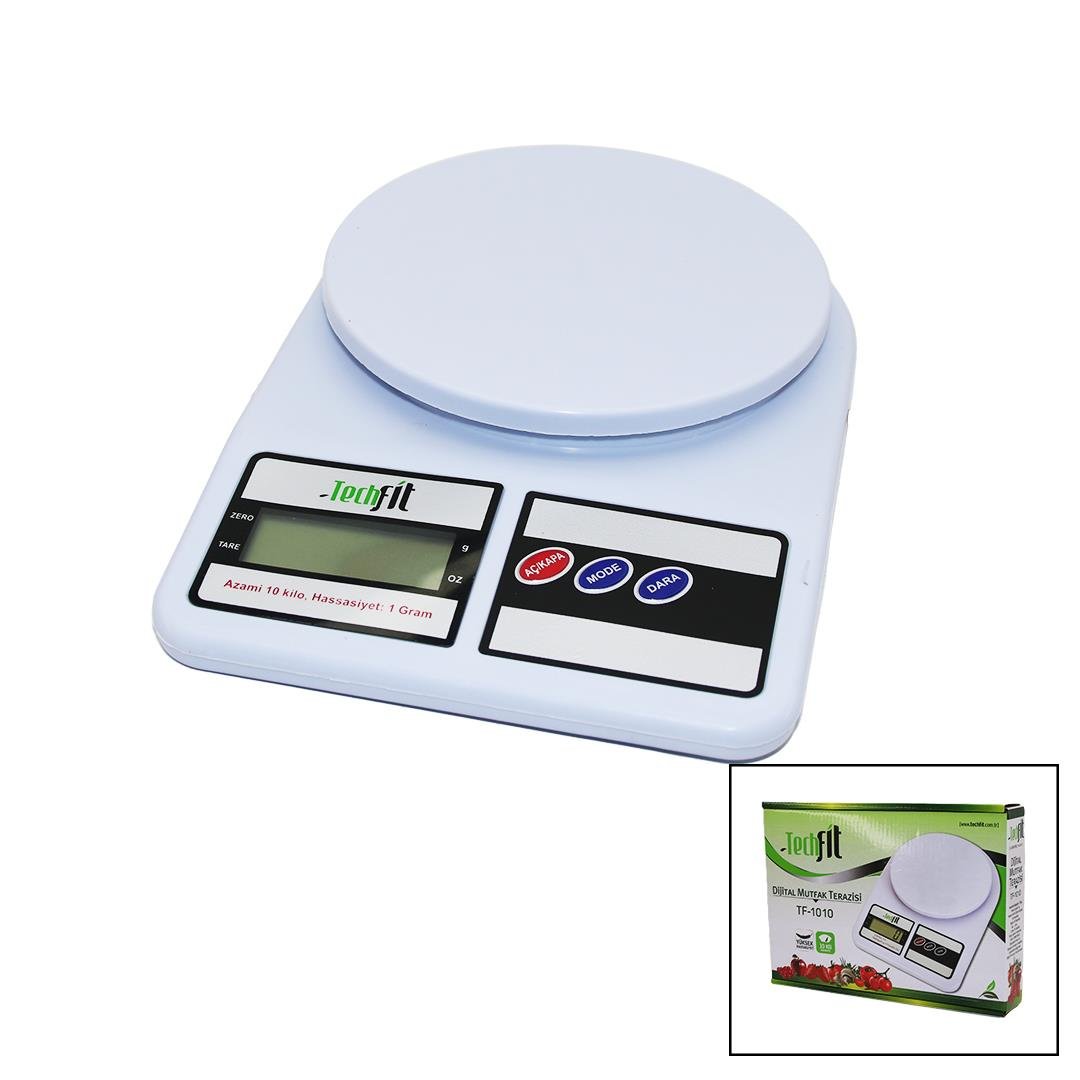 DİJİTAL MUTFAK TERAZİSİ TARTI 10KG TF-1010 (3936)