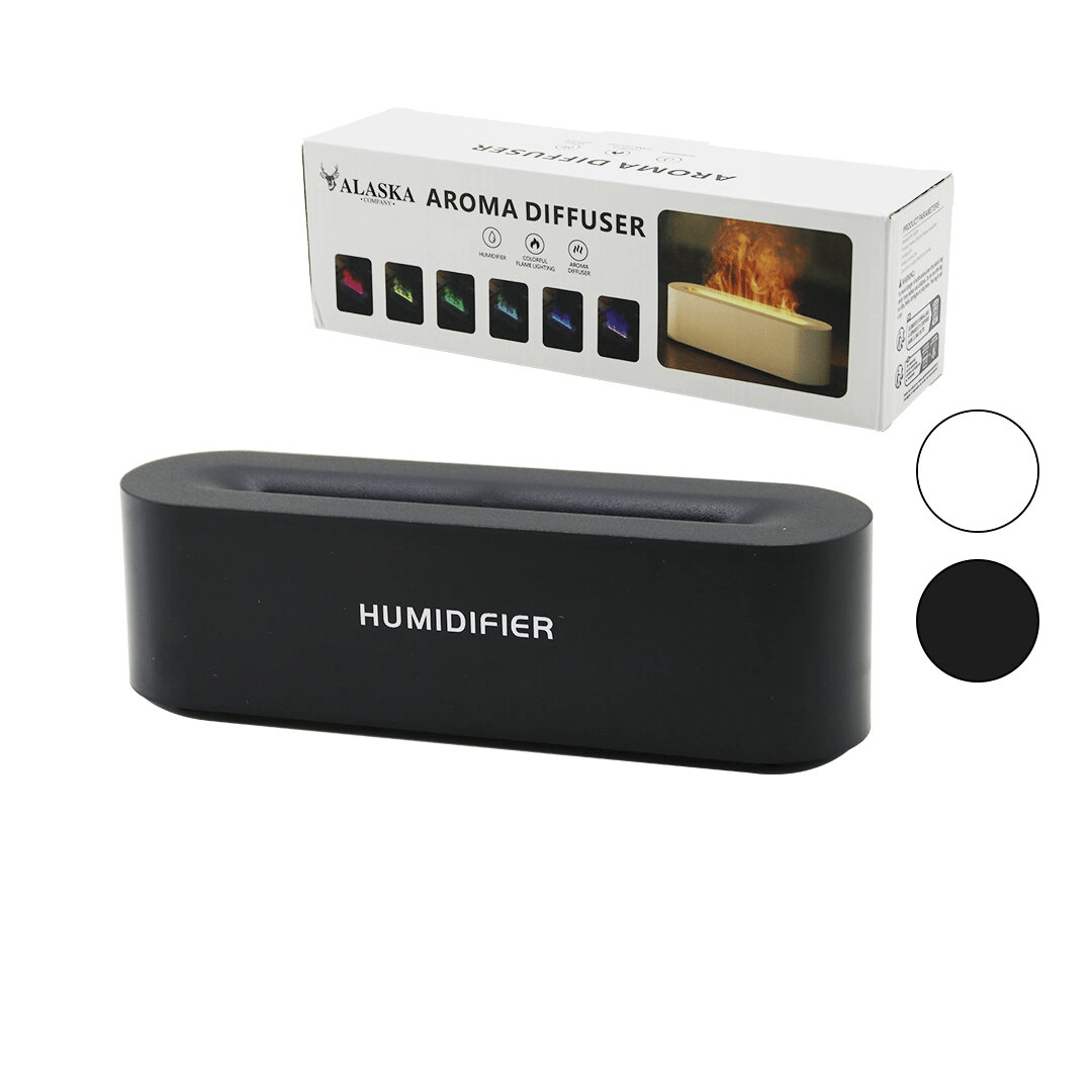 Dikdörgen 150ml Usb Şarjlı - Renkli Ledli Işık Hava Nemlendirici Buhar Makine - Koku Giderici Bx40