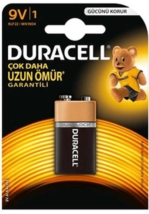 Duracell 9v Pil Tekli Bx40