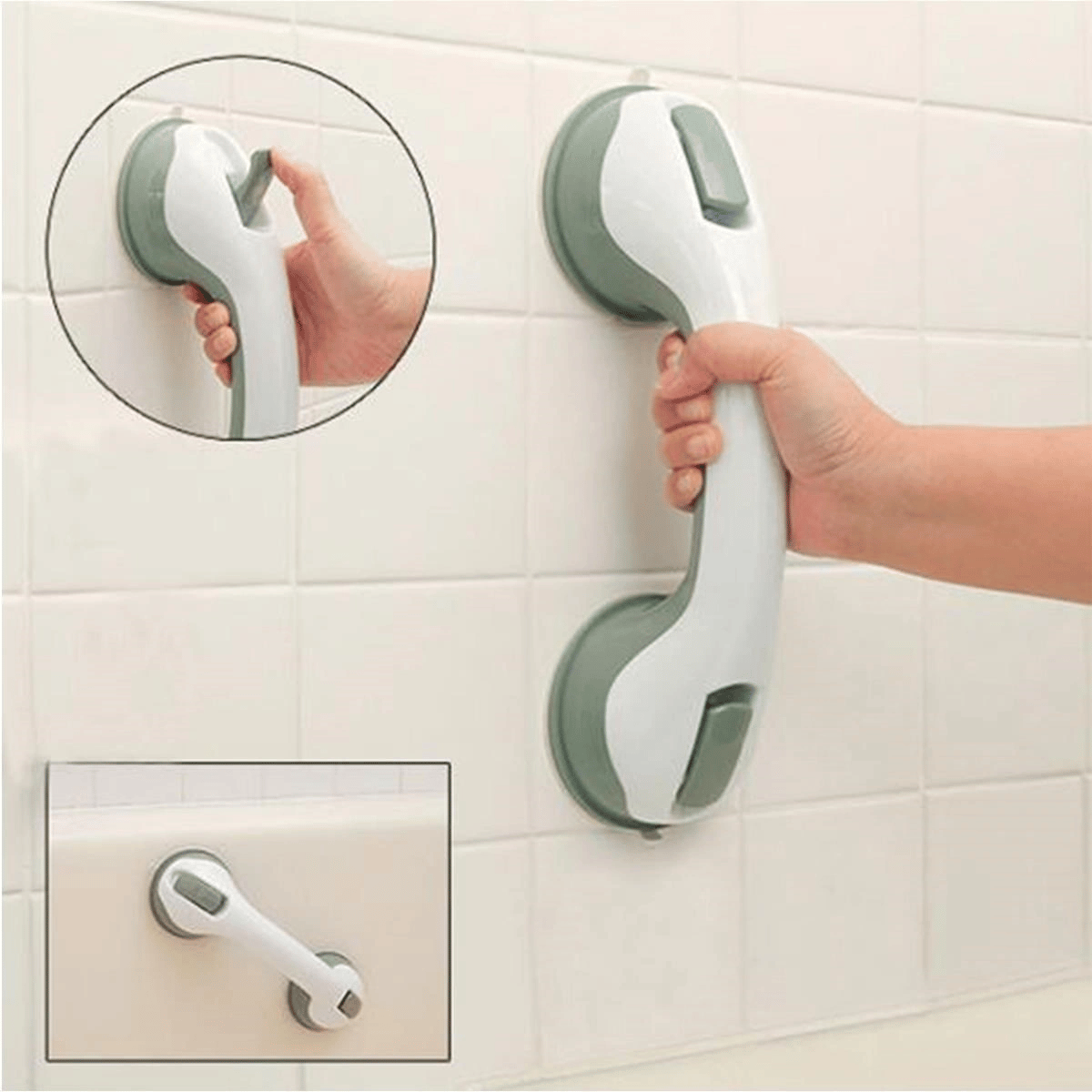 Düşme Ve Kayma Önleyici Banyo Tuvalet Vantuzlu Kilitli Tutacak Bx40