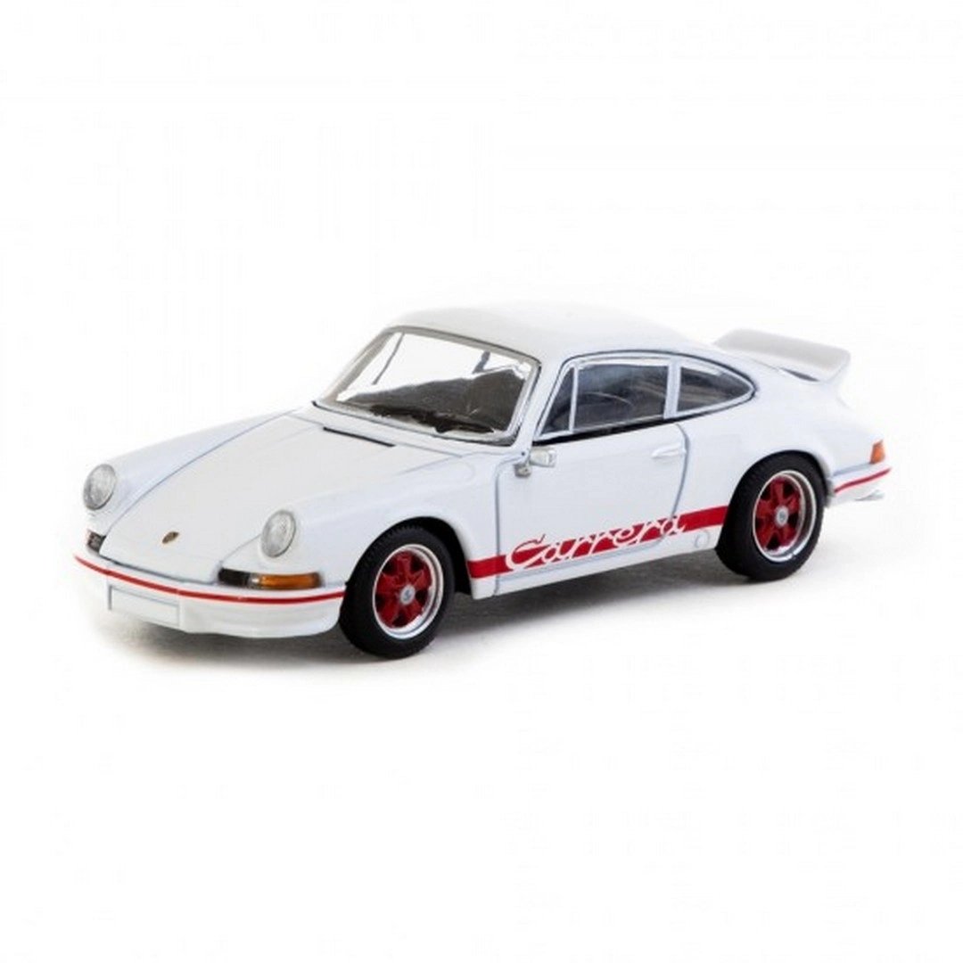 Eco Lounge 1/64 Porsche 911  RS 2.7 Lightweight White/Red