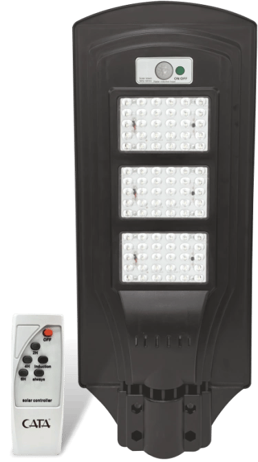 Eco Lounge CATA CT 4692 Solar Güneş Enerjili 180W Sensörlü Sokak Armatür 6400K Beyaz Işık