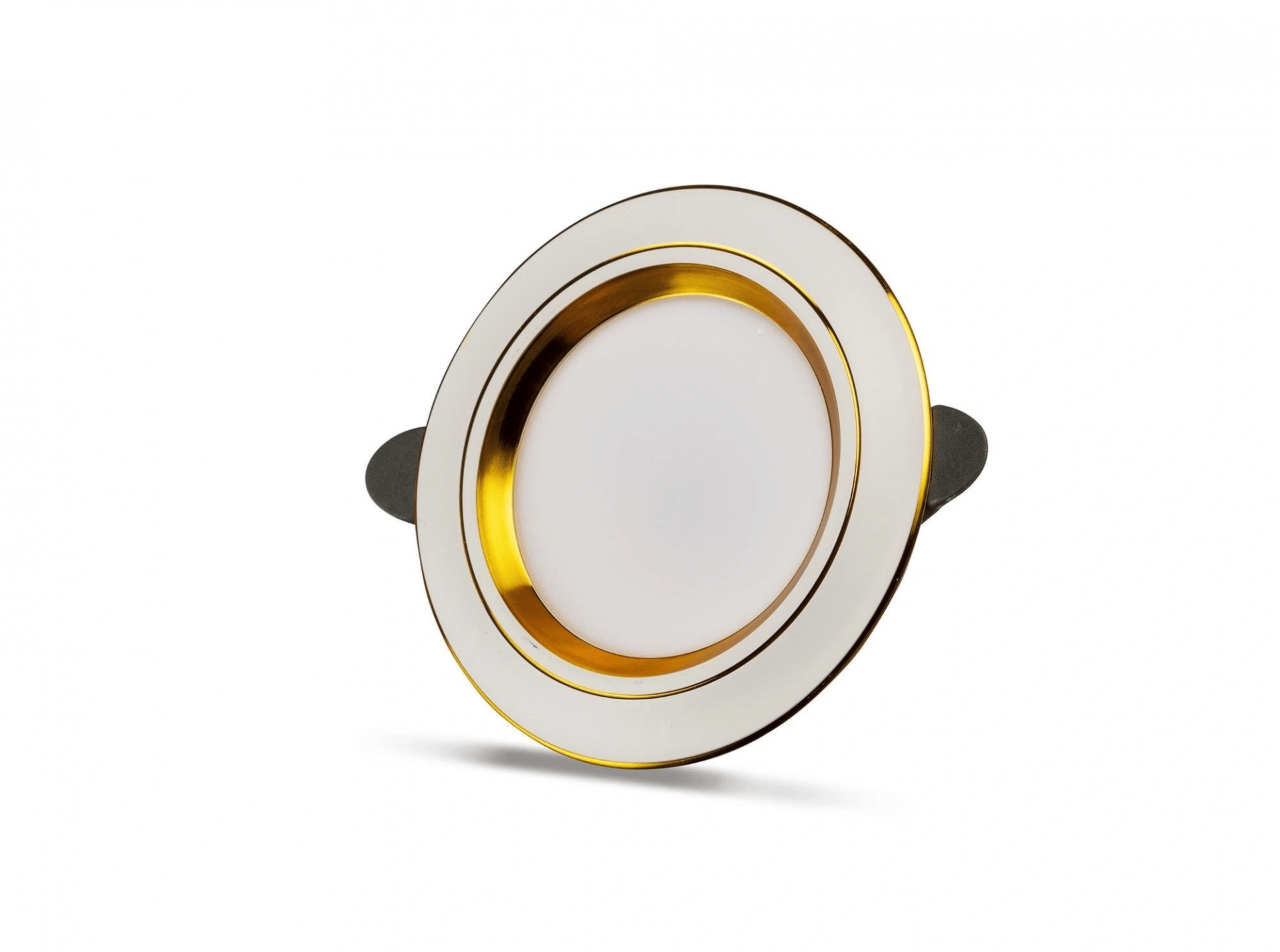 Eco Lounge NOAS YL38 0520 Beyaz Kasa Gold Detaylı Led Spot 5W 3 Renkli