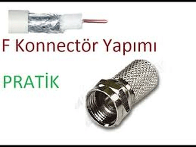 Ef Vida 50 Parça  Uydu Konnektör Rg-6-f Bx40