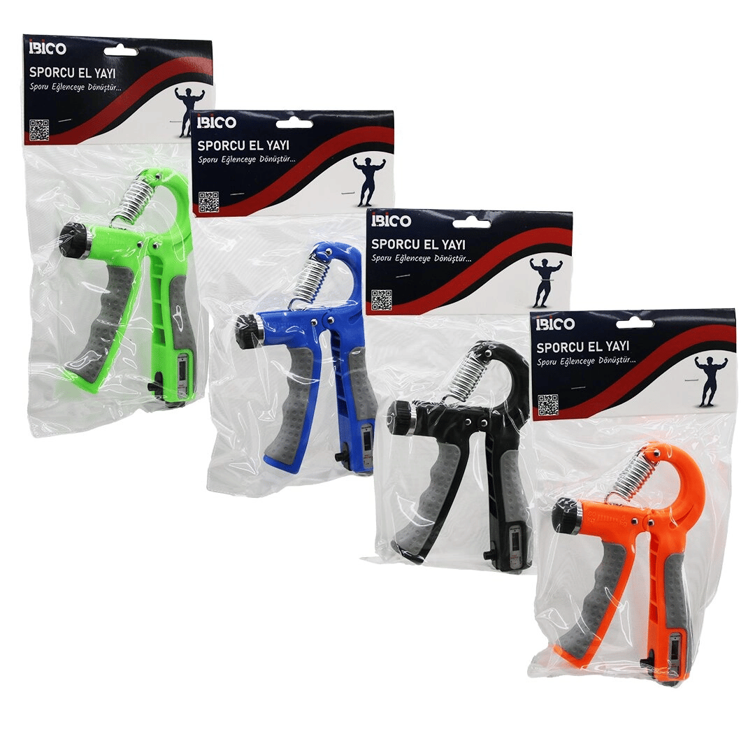 Egzersiz Yayı Ayarlı - Sayaçlı El Yayı 5-60kg Direnç Bx40