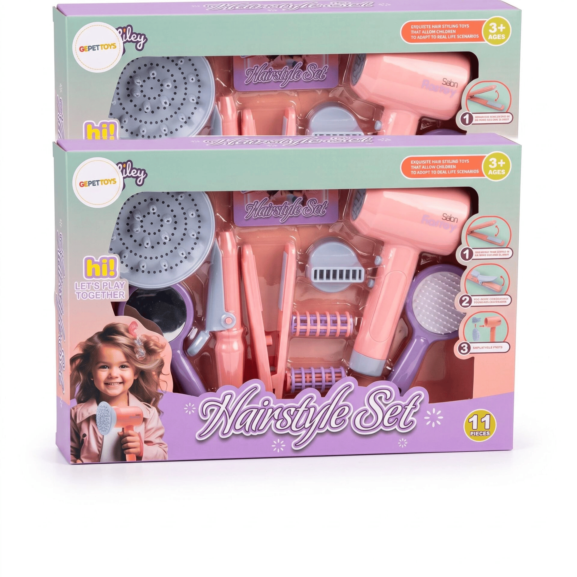 F2361 OYUNCAK KUAFÖR SET OYUNCAK SAÇ STİLİSTİ