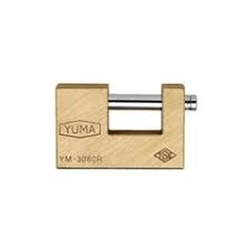 Geniş - Sarı Kayar Milli Pimli Kilit 80mm Bx40