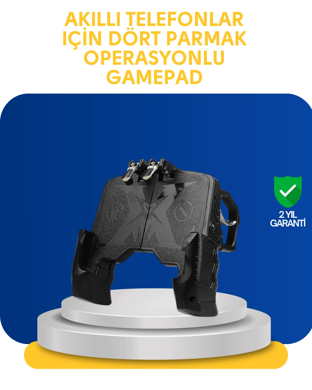 Gerçekçi Oyun Deneyimi Sunan Dört Parmak Mobil Gamepad