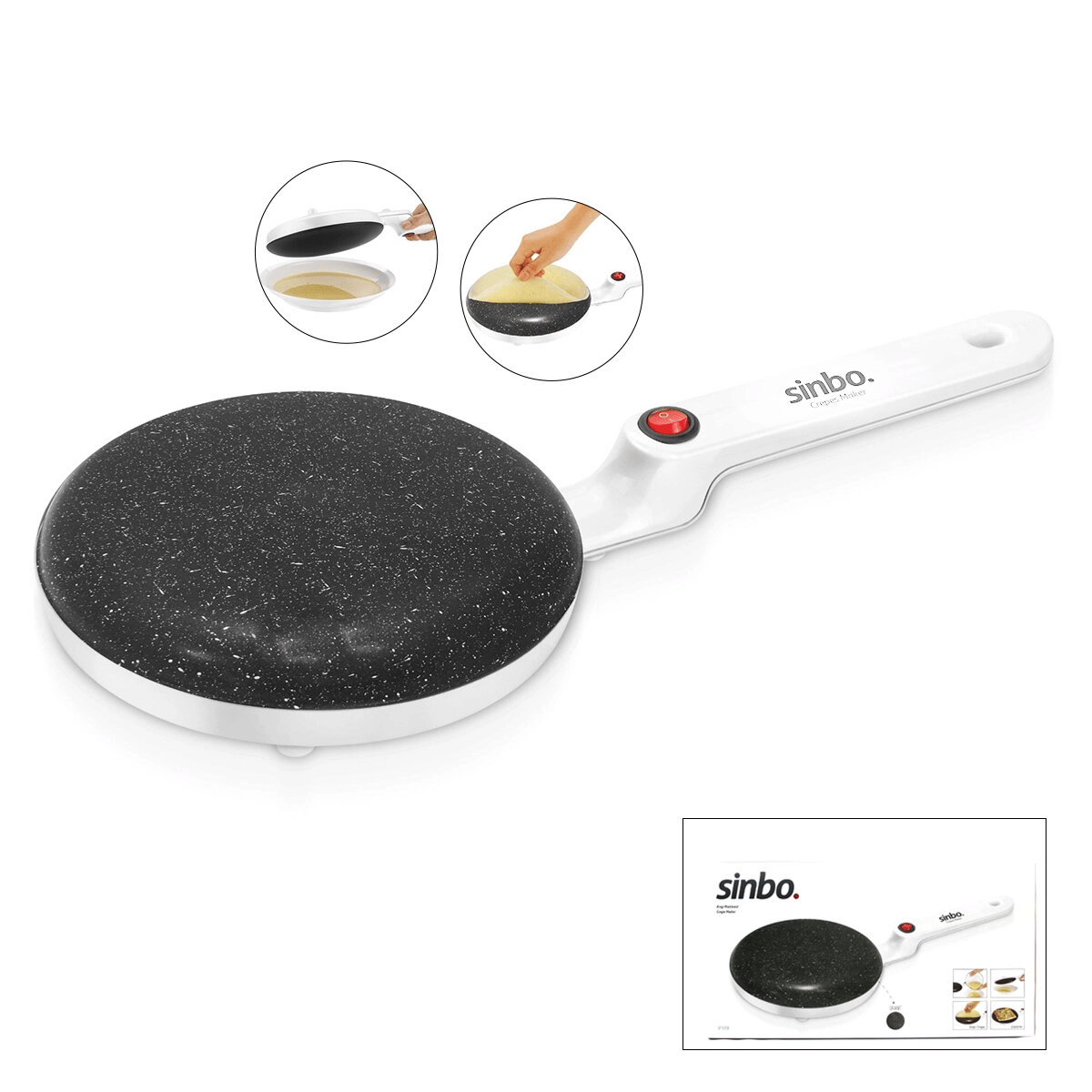 Granit Gözleme - Krep Makinesi Sp-5208 Bx40