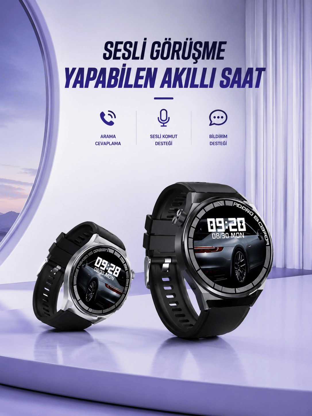 GT8 AKILLI SESLİ GÖRÜŞME YAPABİLEN SAAT