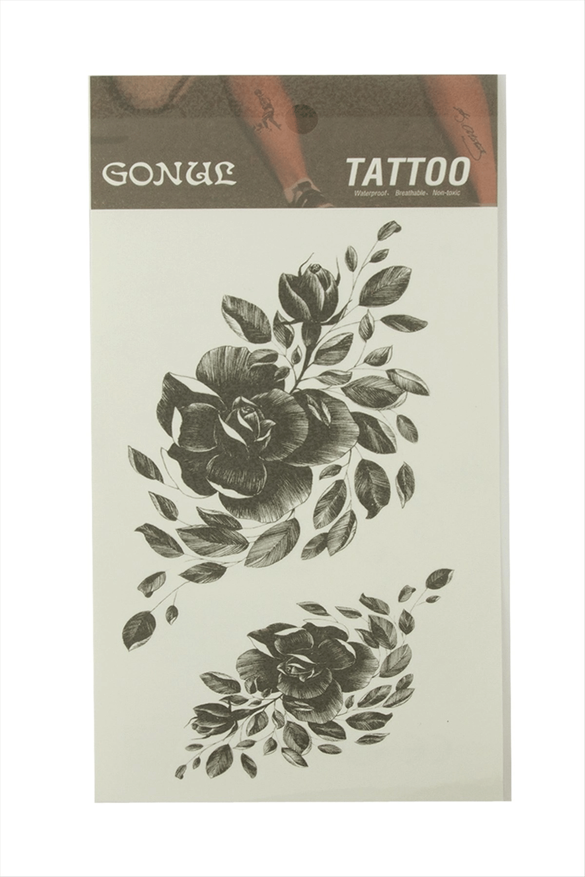 Gül Tattoo Dövme Sticker