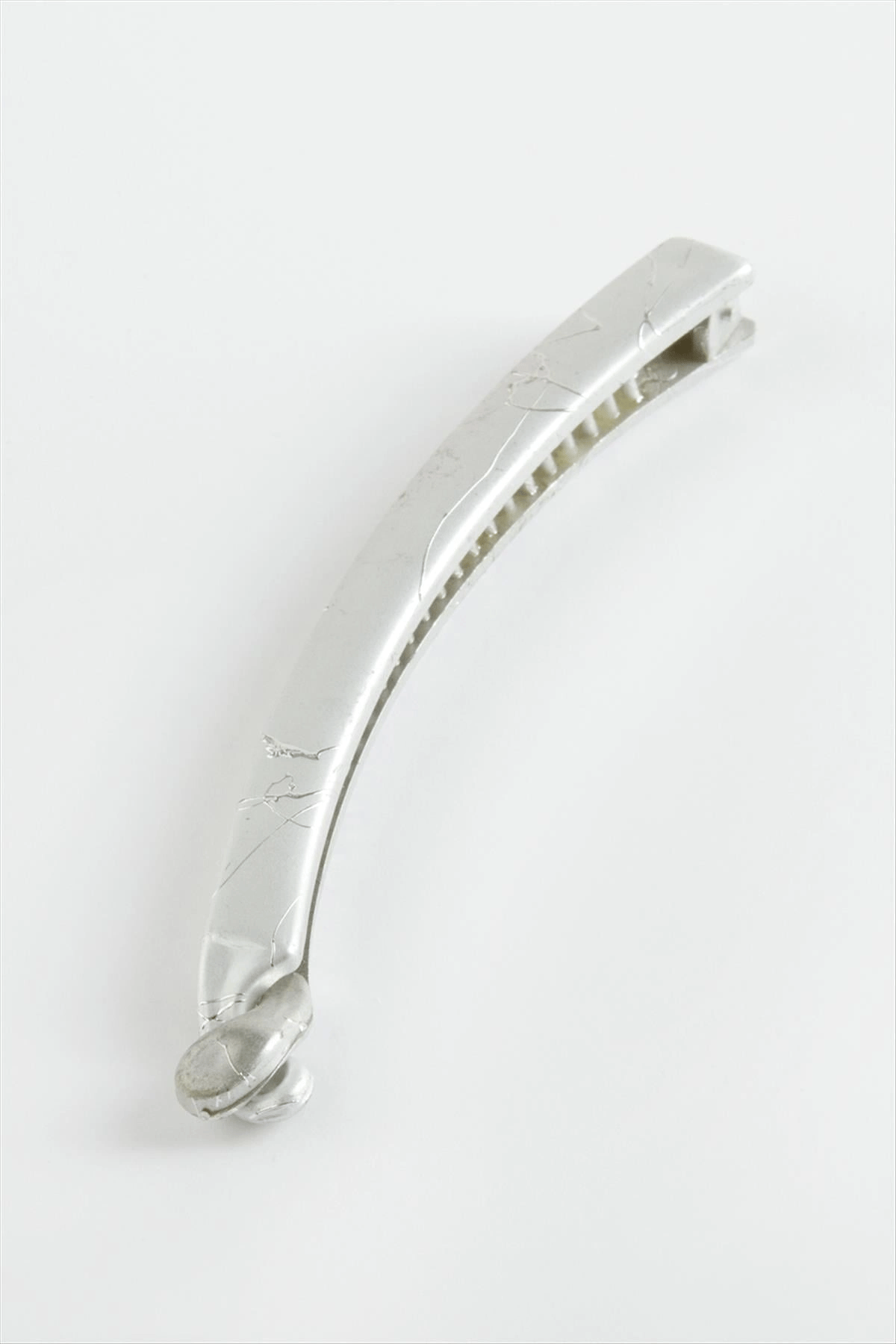 Gümüş Renkli Muz Toka 11 cm