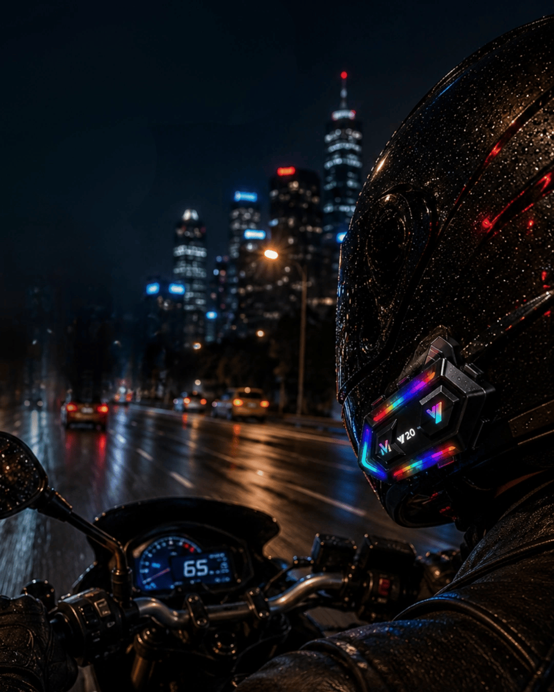 Gürültü Engelleyici Motosiklet Kask Intercom Uzun Pil Ömürlü Tasarım