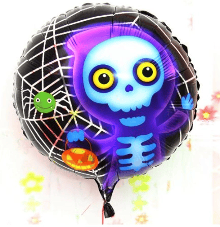 Halloween İskelet Hayalet Folyo Balon 18 İnç Bx40