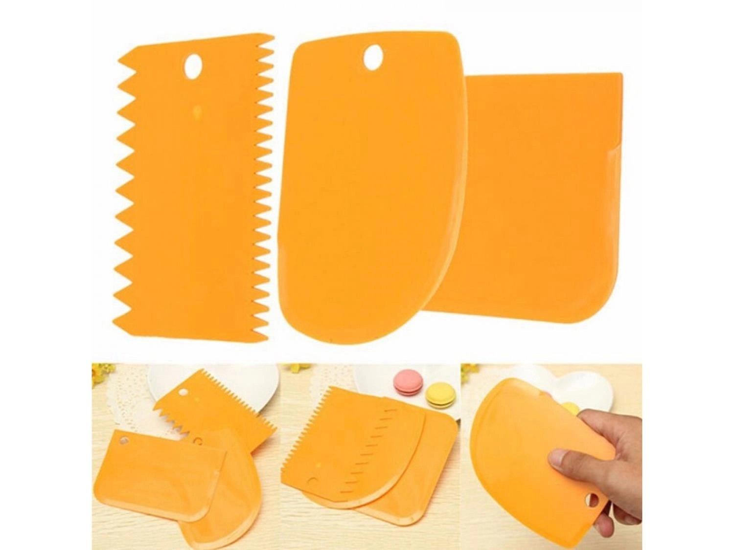 Hamur Şekillendirici Kesici Kazıyıcı Pasta Kek Dekorasyon Seti Bx40