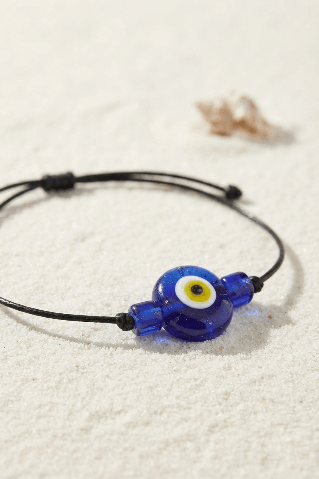 Handmade Bohem Tarz Mavi Göz Nazar Kolye