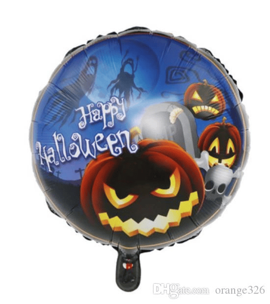 Happy Halloween Balkabağı Folyo Balon 18 İnç Bx40