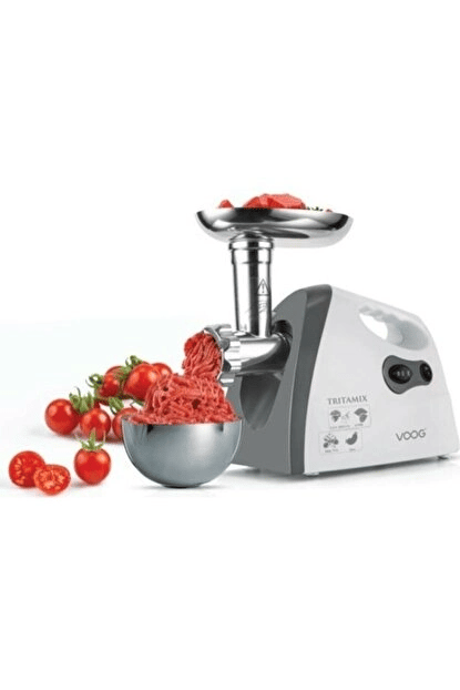 Harlem Gurme H-020-022 Beyaz Elektrikli Et Kıyma Makinesi 2200w Bx40
