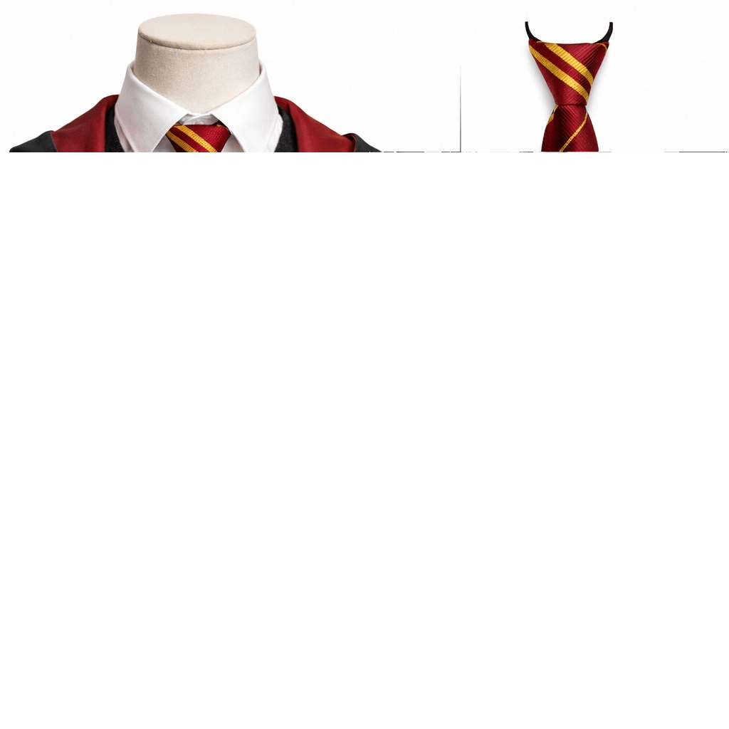 Harry Potter Gryffindor Fermuarlı Ayarlanabilir Kravat Bx40