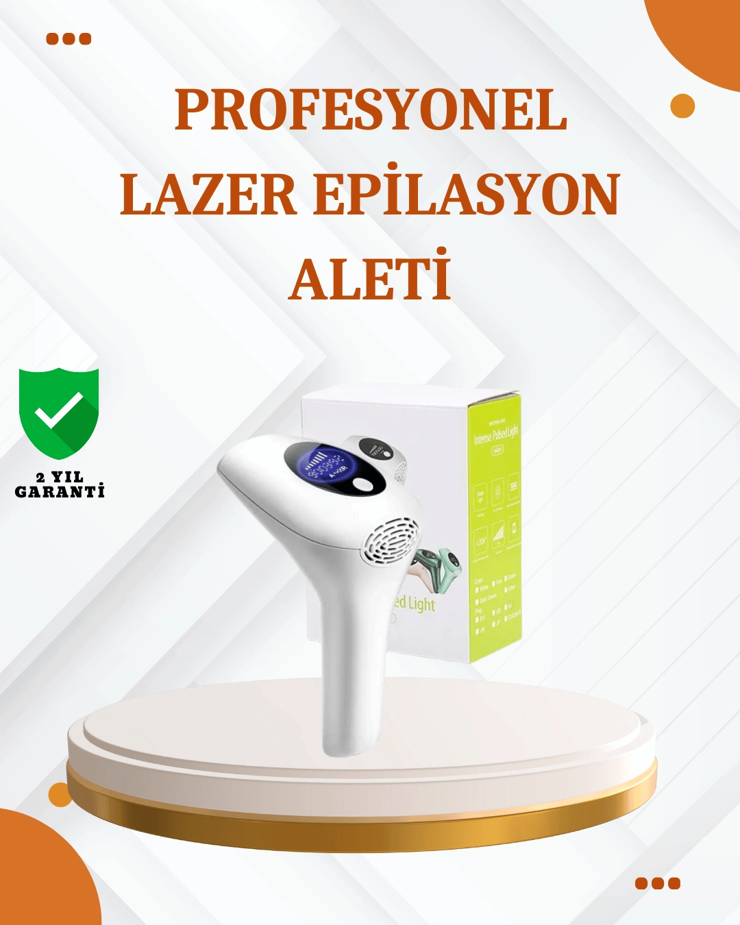 Hasuba IPL Lazer Epilasyon Cihazı HS-262 Ev Tipi Kullanım İçin