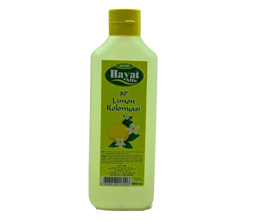 Hayat 900ml Limon Kolonya Bidon Bx40