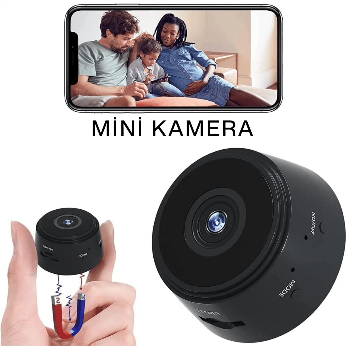 Hd Mini Kamera Şarjlı Hs-315 Bx40