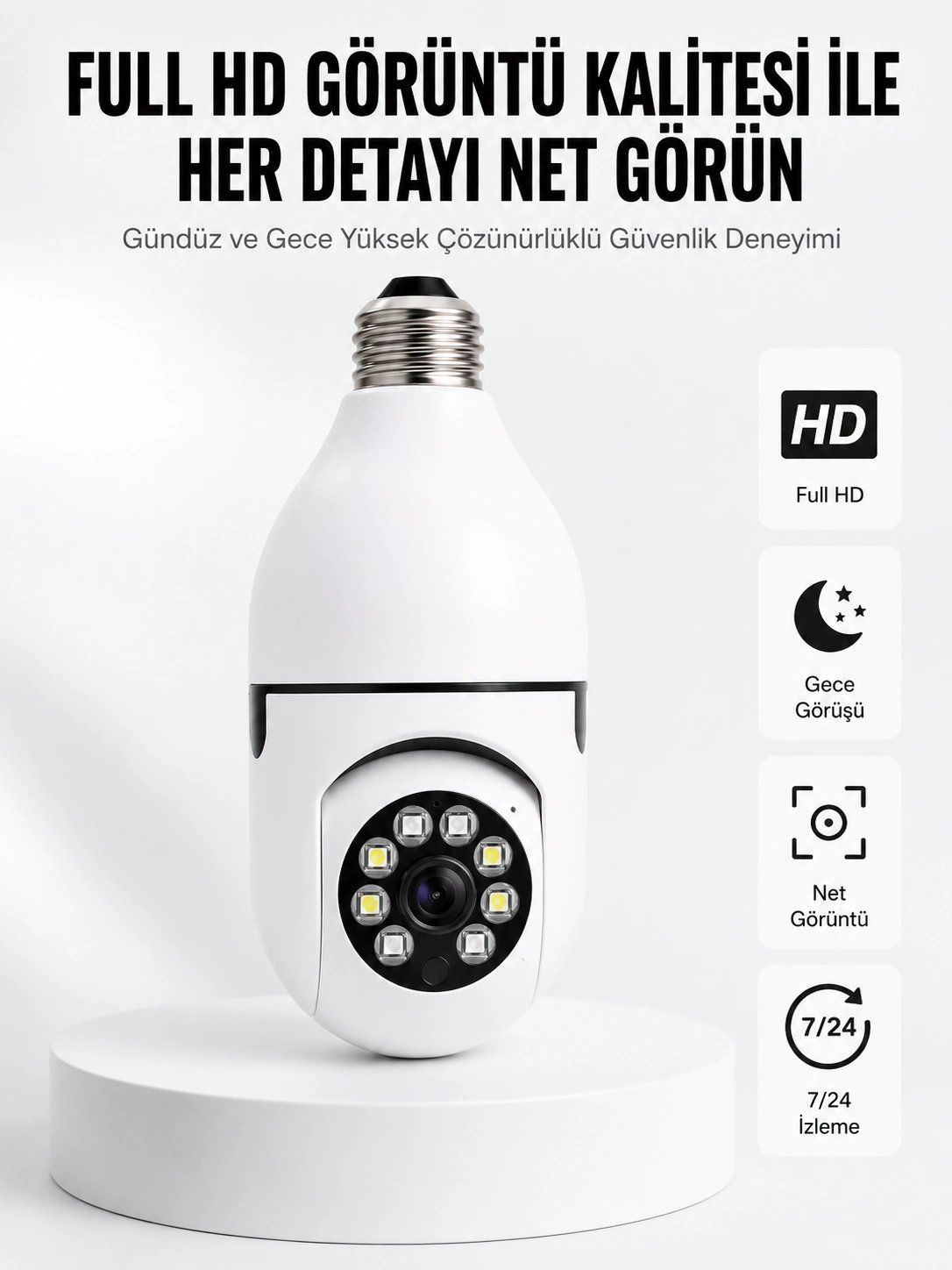 İki Yönlü Ses Destekli Full HD Akıllı Kamera Yeni Nesil