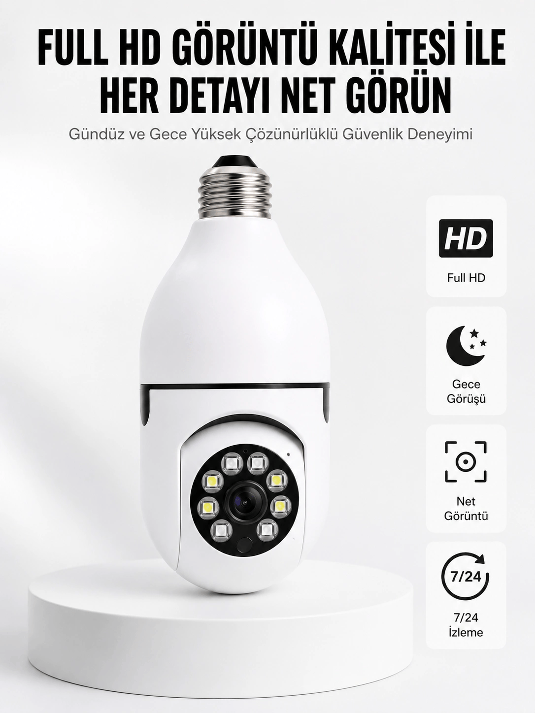 İki Yönlü Ses Destekli Full HD Akıllı Kamera Yeni Nesil