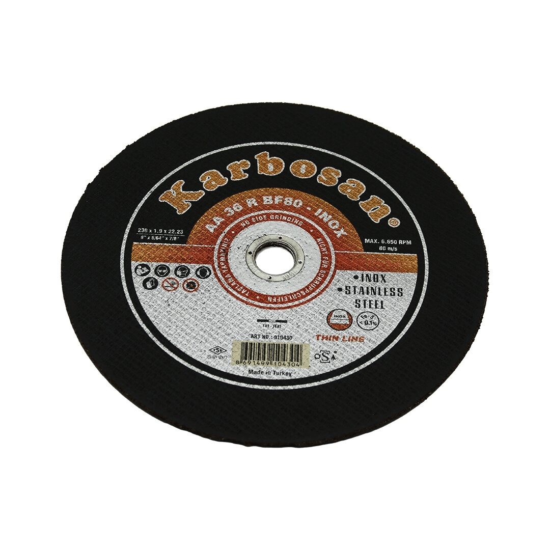 İnox Metal Kesici Disk 230mmx1.92x22 Bx40