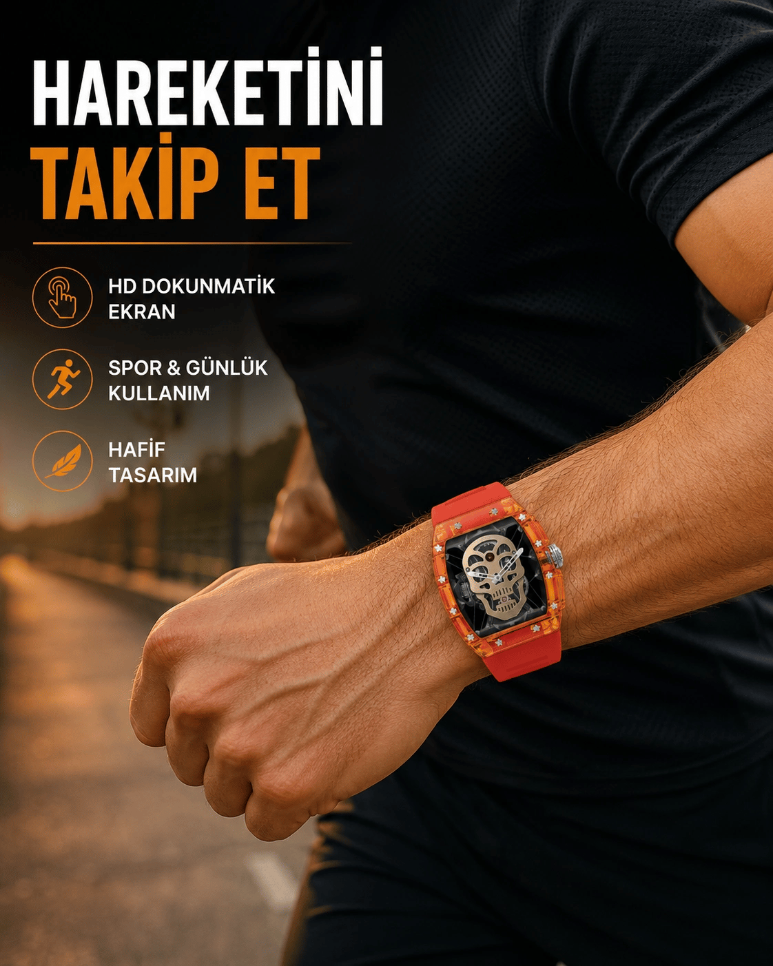 IP67 Suya Dayanıklı Akıllı Saat Uzun Pil Ömürlü Yeni Nesil
