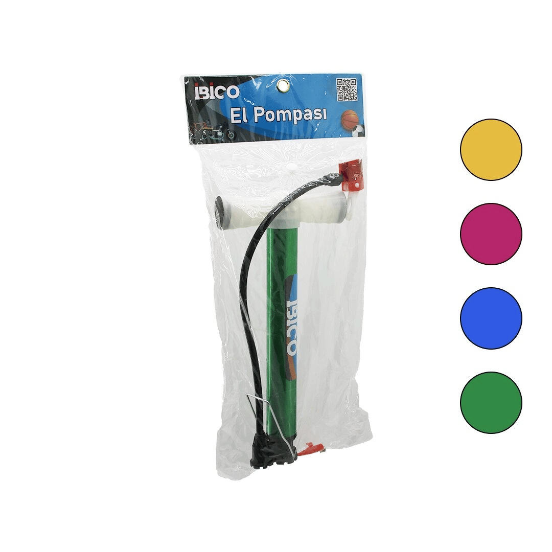 İran El Pompası  Metal Gövde   Plastik Kol - Altlık   30cm   Top - Bisiklet - Motor Bx40