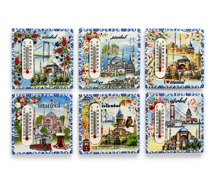 İstanbul Temalı Buzdolapı Süsü Magnet Alk5828