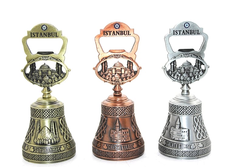 İstanbul Temalı Metal Zil
