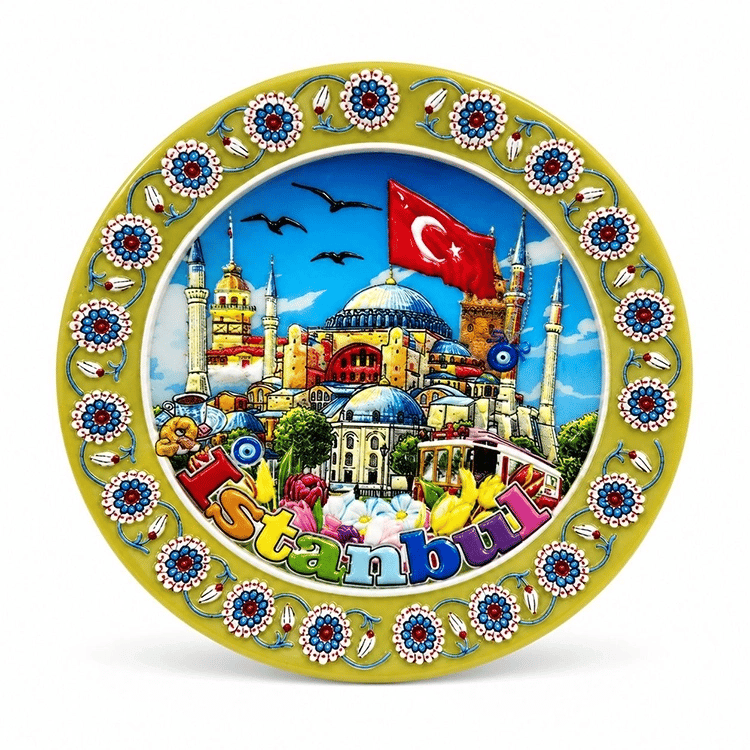 İstanbul Temalı Seramik Magnet Alk5852