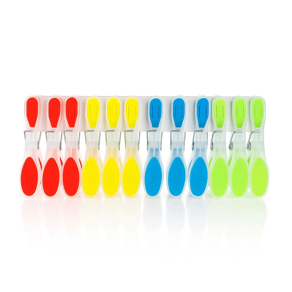 İz Bırakmayan Silikon Mandal 12 Li Bx40