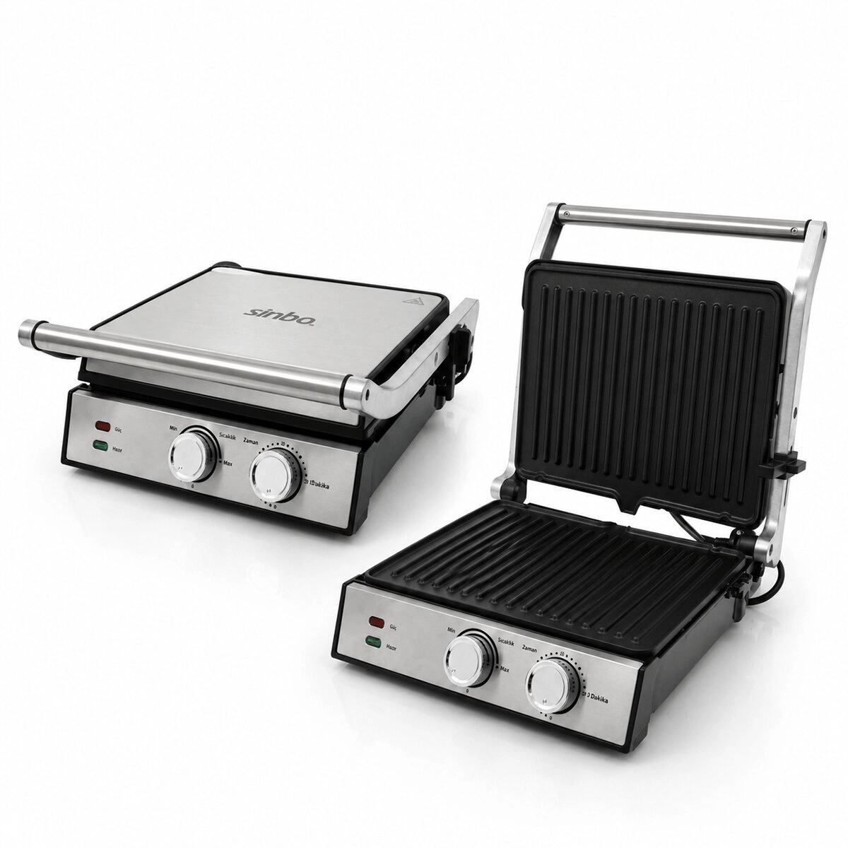 Izgara Ve Tost Makinesi 4 Dilim Yapışmaz Yüzey 2000w Ssm-2598 Bx40