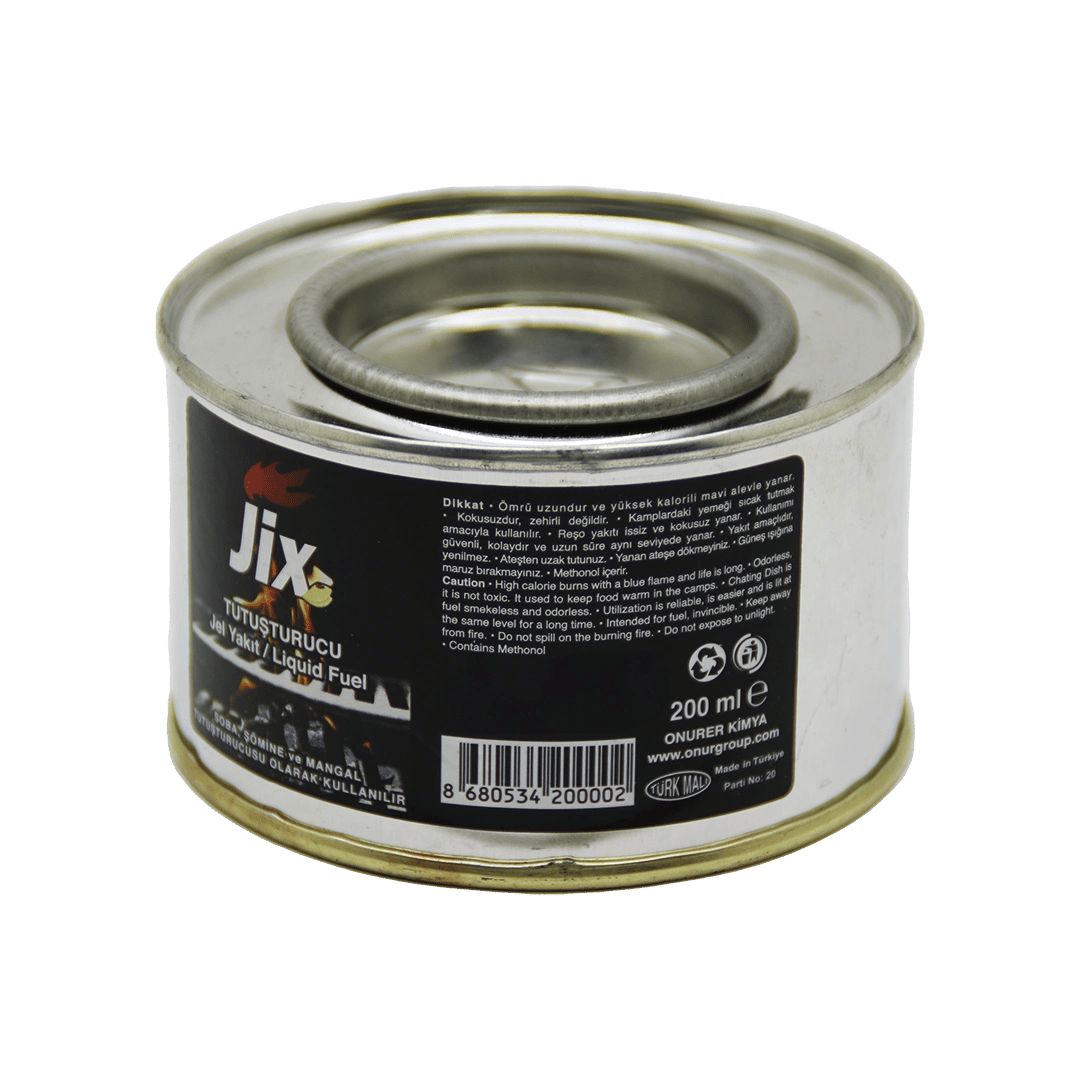 Jix Tutuşturucu 200ml Teneke Jel Yakıt Bx40