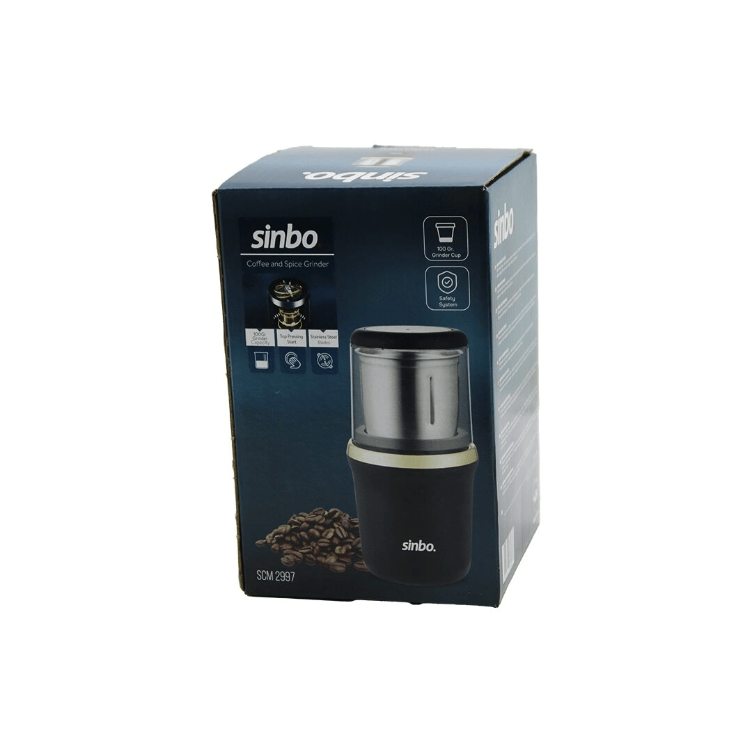 Kahve - Baharat Öğütücü Çelik Bıçak - Öğütme Haznesi=100gr 200w Bas Çalıştır Kapak=mika Kristal Pls Scm-2997 Bx40