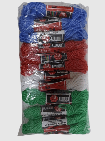 Kale Plastik Çamaşır İpi 10 Metre 24 Adet Bx40