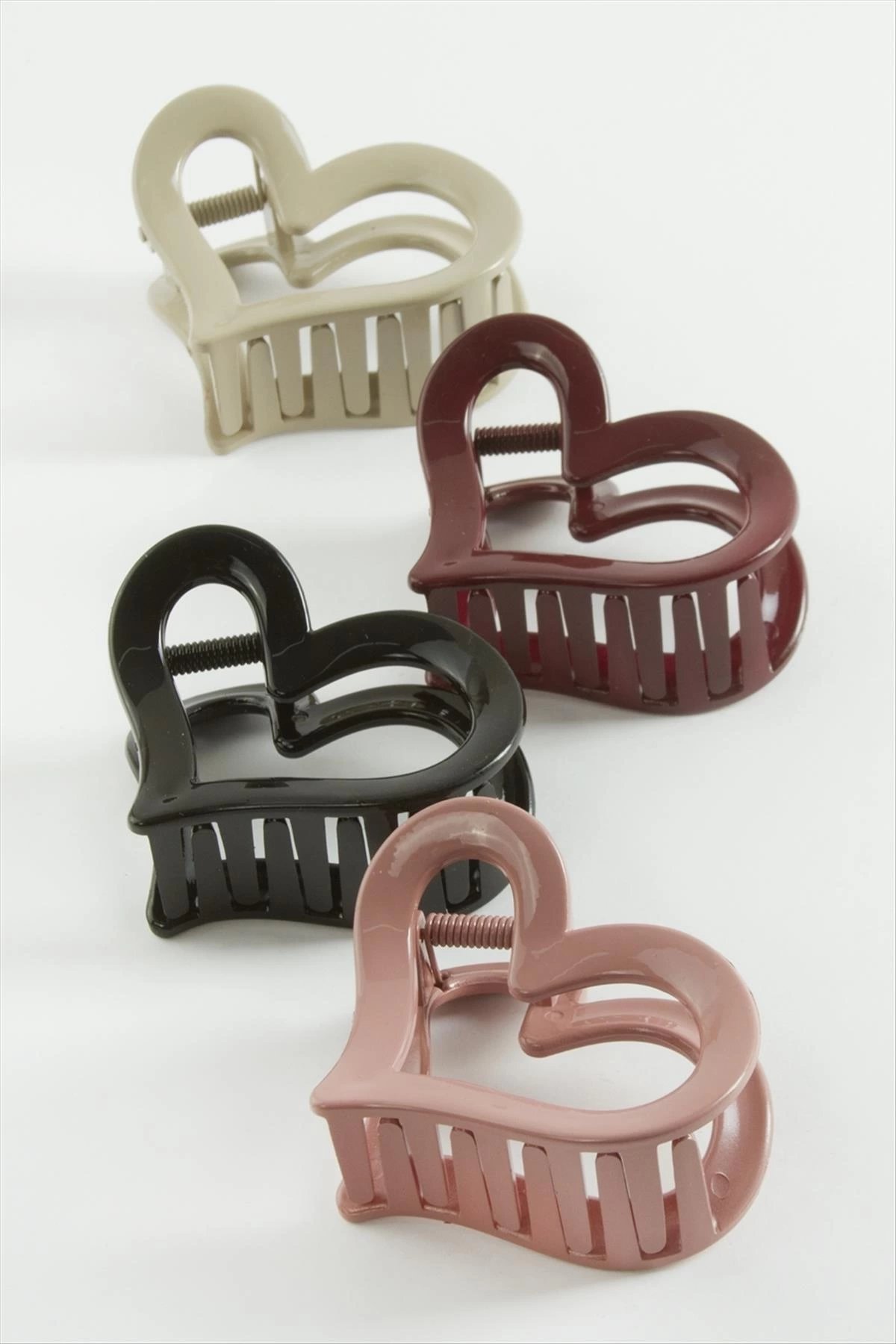 Kalp Renkli Mandal Toka 7 cm