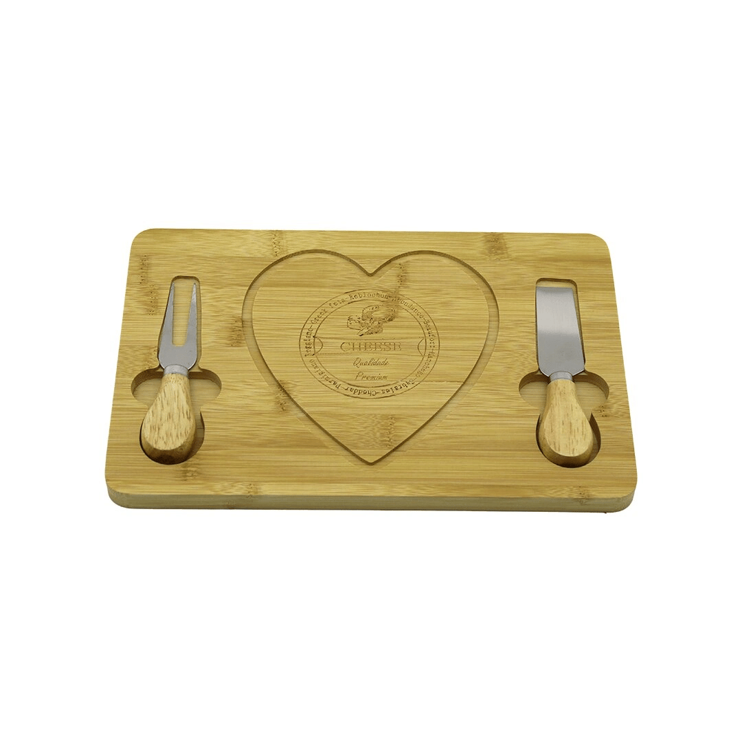 Kalpli Bıçak Sağ-solahşap Bambu Kahvaltı Peynir Sunum Pano2 Bıçak=ahşap Sap19x29cm-1.5cm Bx40