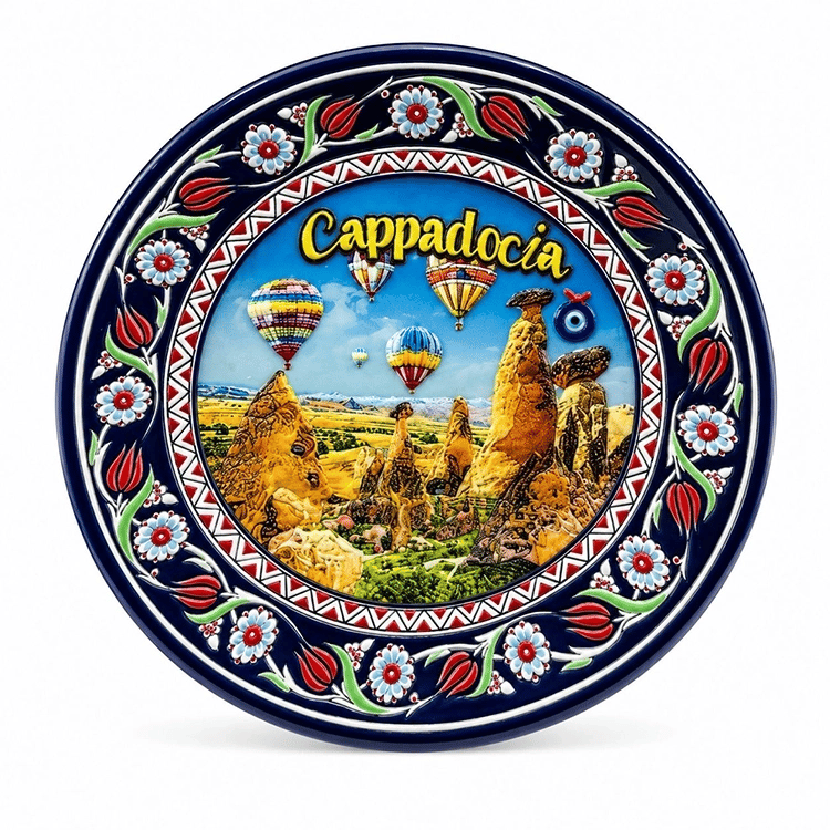 Kapadokya Temalı Seramik Magnet Alk5858