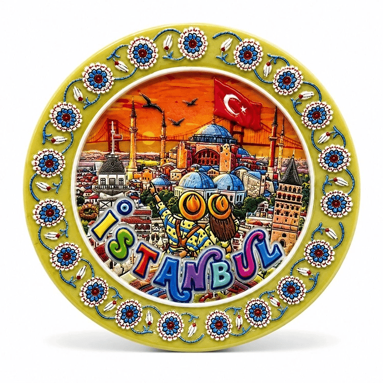 Kapadokya Temalı Seramik Magnet Alk5860