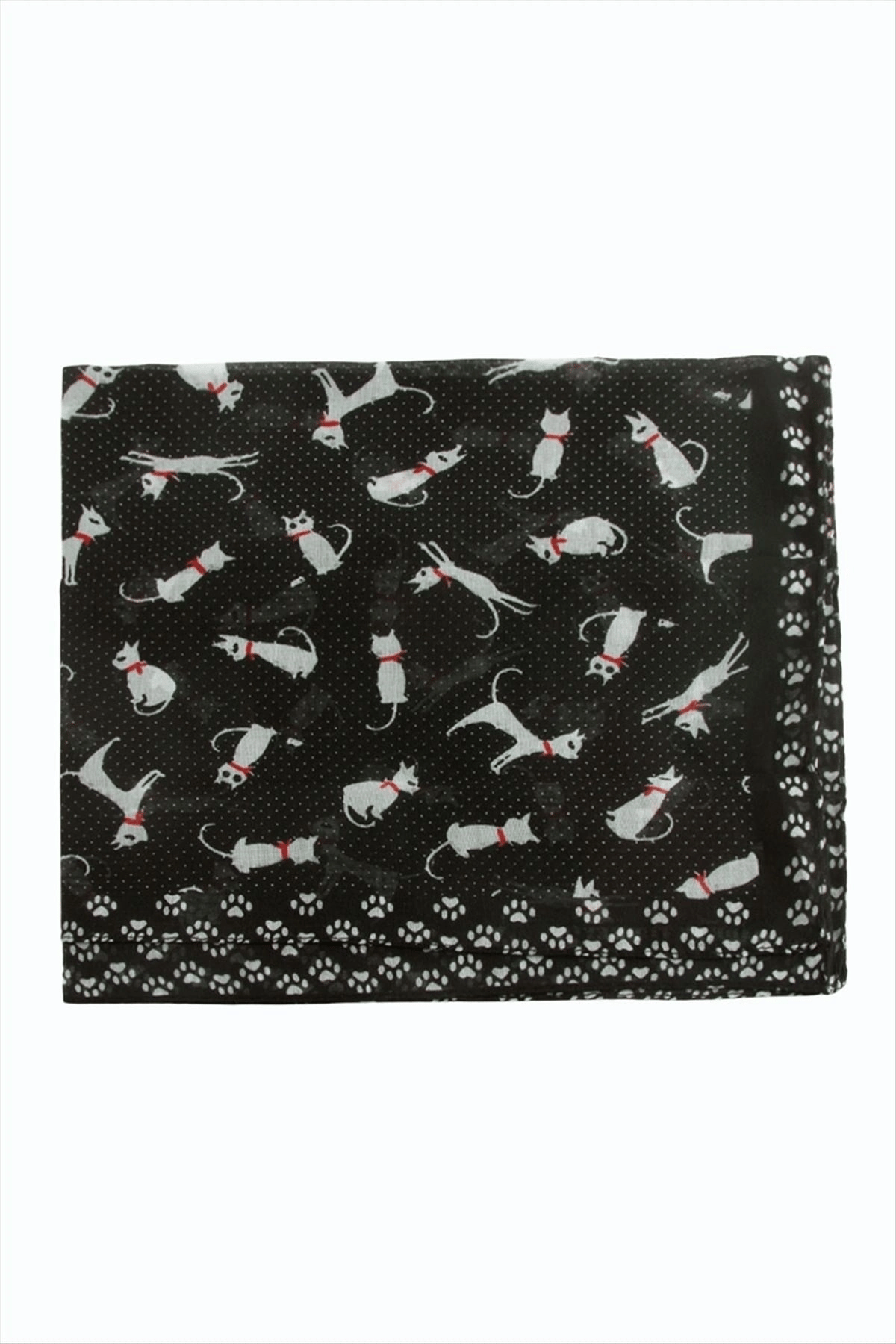 Kedi Desenli Bandana 50*50