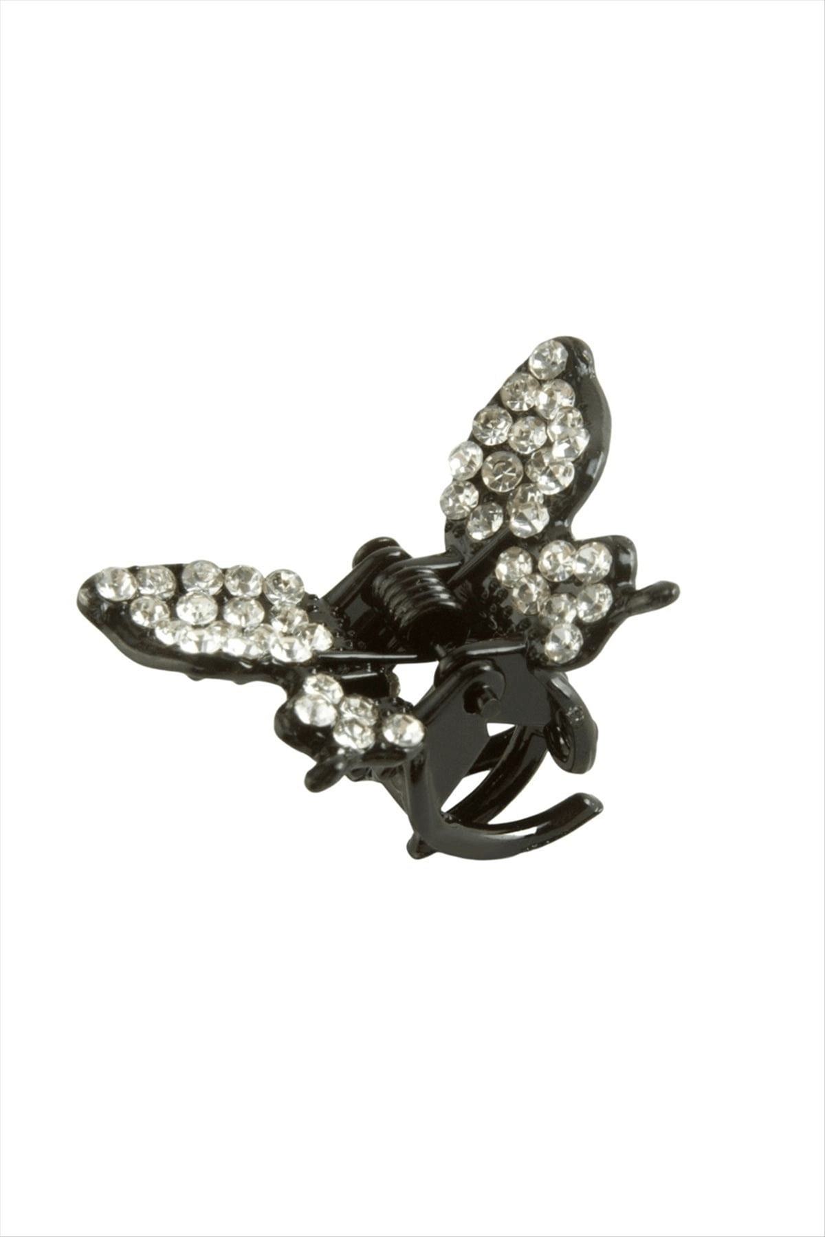 Kelebek Taşlı Minik Metal Mandal Toka 2,5 cm