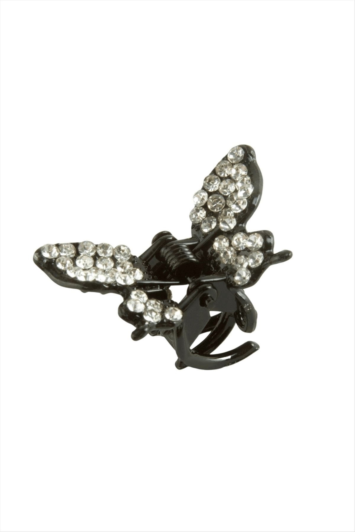 Kelebek Taşlı Minik Metal Mandal Toka 2,5 cm
