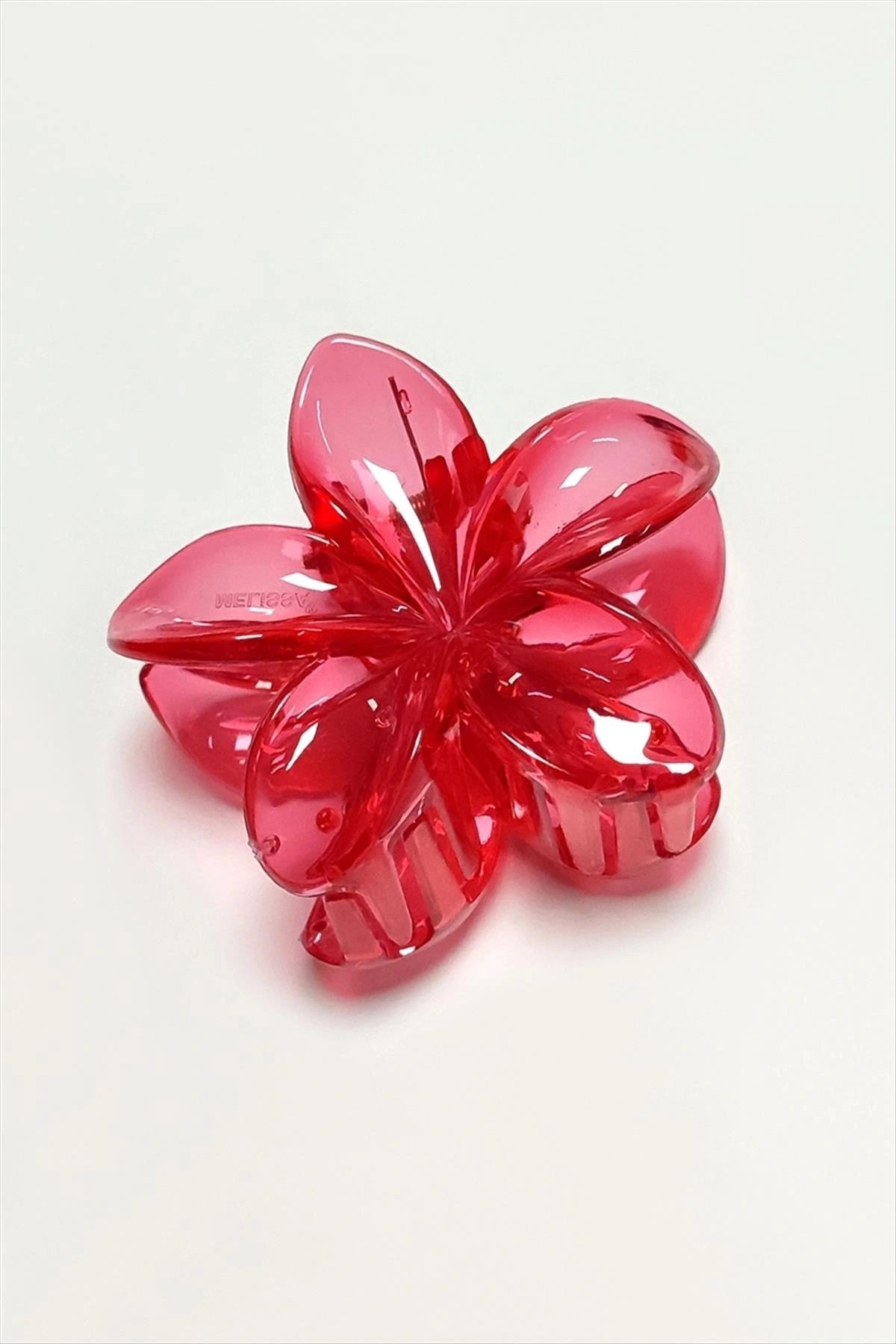 Kırmızı Lotus Toka 6 cm (Kartsız)